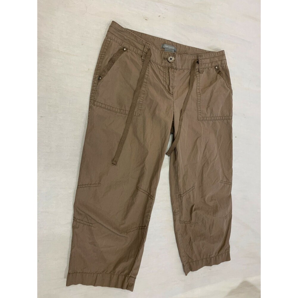 ANN TAYLOR SIGNATURE FIT WOMENS CAPRIS PANTS SIZE 4